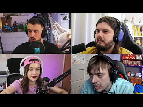 Видео: roolex9, Veron_Khalepa, Pixel_Fedya, BarbieSoSerious, ShoVoron Грають в Human: Fall Flat