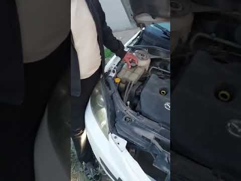 Видео: за воздушиволась система охлаждения и поднималась температура. мазда 3 2006г