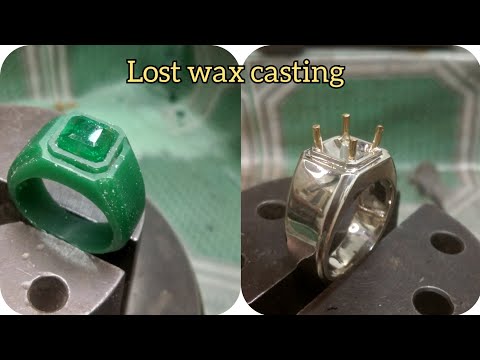 Видео: литье ювелирных изделий по выплавляемым моделям | без прогарной печи