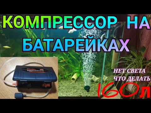 Видео: КОМПРЕССОР ДЛЯ АКВАРИУМА НА БАТАРЕЙКАХ Xilong DC-900 ЧТО ДЕЛАТЬ С АКВАРИУМОМ ЕСЛИ ВЫКЛЮЧИЛИ СВЕТ