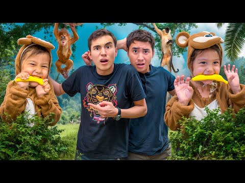 Видео: ЖАБАЙЫ МАЙМЫЛДАР😱😱😱 АМИНА МЕН АНИСА МАЙМЫЛ БОЛЫП КЕТТІІІ😭@molzhan @Orazzaliev 
