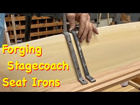 Видео: Ковка железных сидений дилижансов эпохи 1910 года | Engels Coach Shop