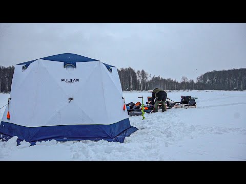 Видео: Рыбалка с ночевкой и комфортом как дома, но только в палатке. Вывез отца на рыбалку. Яуза.