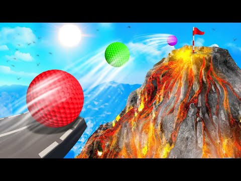 Видео: ЭТА ИГРА ЗАСТАВИТ ПОССОРИТЬСЯ ДРУЗЕЙ! - Golf With Your Friends
