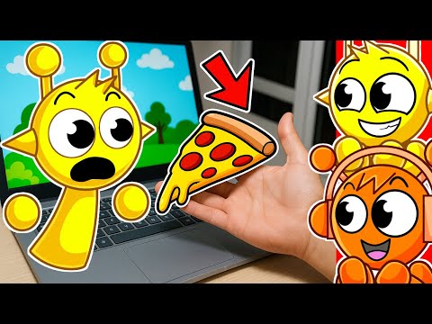 Видео: Саймон хочет ПИЦЦУ!! (Sprunki Animation)