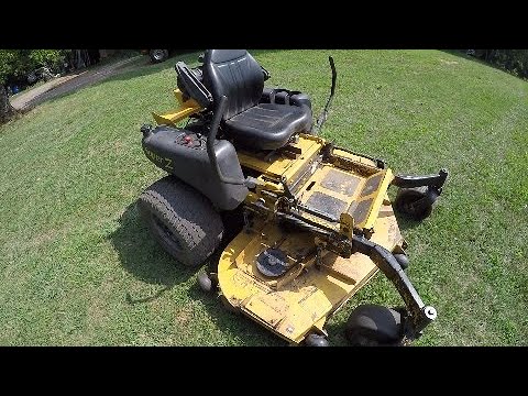 Видео: Ремонт заброшенной газонокосилки с нулевым радиусом поворота.
