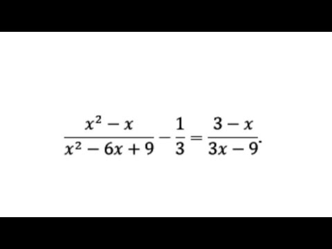 Видео: Математика за 8 клас. Дробни уравнения