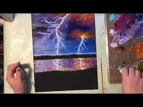 Видео: 3)Пейзаж «Молния»