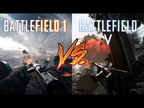Видео: 🔥[СРАВНЕНИЕ] BATTLEFIELD 1 VS BATTLEFIELD 5