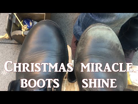 Видео: Рождественский блеск на сапогах, от мусорных до элегантных