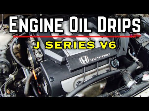 Видео: Устранение распространенных утечек масла. Подтекает задний главный сальник Honda Accord V6 J Seri...
