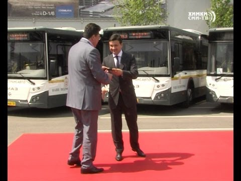 Видео: 150 новых автобусов ЛиАЗ переданы Московской области, Химки получат 15 машин