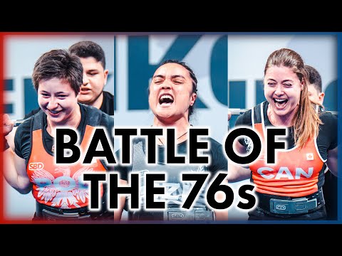 Видео: Бюттнер против Тонготеа против Ситко - 76 кг, чемпионат мира IPF 23