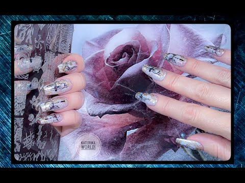 Видео: Многослойный Стемпинг с пластинами Nicole Diary L-18, 274 / ZJOY PLUS 060.