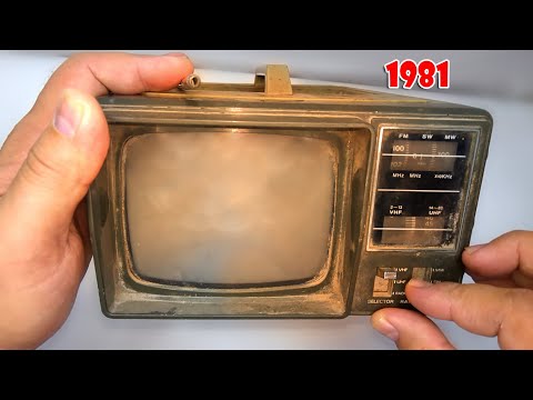 Видео: Реставрация Мини ТВ 1981 года выпуска | Реставрация античного телевидения | Восстановить старый Mini