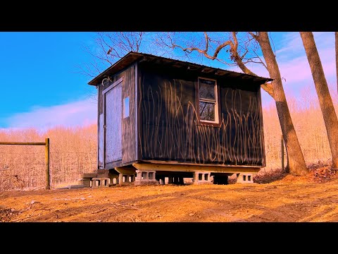 Видео: Идеальное укрытие для охоты. Превращаем сарай размером 8х12 футов в огромное укрытие для охоты на...