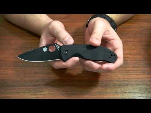 Видео: Новые мысли о ноже: Spyderco Tenacious Black