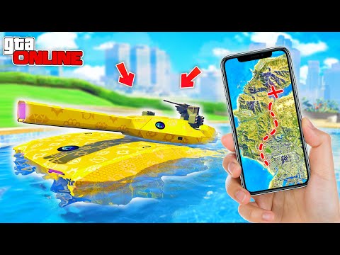 Видео: НАШЕЛ ПО ФОТО ТАНК БУДУЩЕГО В ГТА 5 ОНЛАЙН! НАЙДИ ПО ФОТО В GTA 5 ONLINE