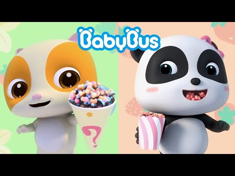 Видео: Вкусный Попкорн🍿 | Разноцветный попкорн | Сборник песенок и мультиков для детей | BabyBus