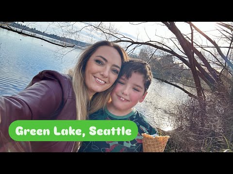 Видео: Грин Лейк (Green Lake) в Сиэтле, Озеро в городе Seattle, штат Вашингтон.