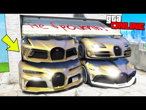 Видео: УГНАЛ КУЧУ ЗОЛОТЫХ BUGATTI! БУГАТТИ БИТВА АВТОУГОНЩИКОВ В ГТА 5 ОНЛАЙН! БИТВА ВОРОВ ГТА 5!