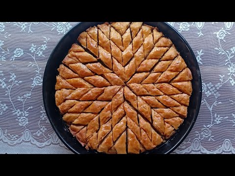 Видео: Лесна баклава без точене, само с 4 кори (може да се приготви и само с дебела точилка)..