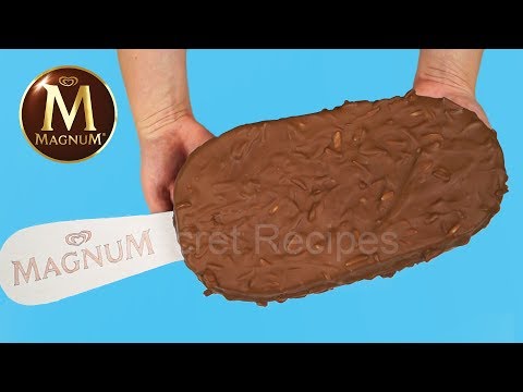 Видео: Гигантское мороженое Магнум миндаль (Магнат)