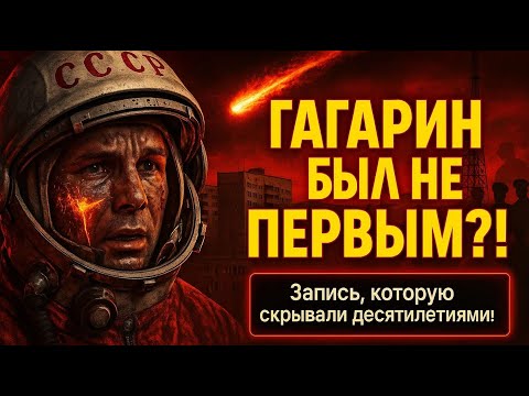 Видео: ГАГАРИН НЕ БЫЛ ПЕРВЫМ? Тайная запись криков космонавта, сгоревшего в атмосфере!