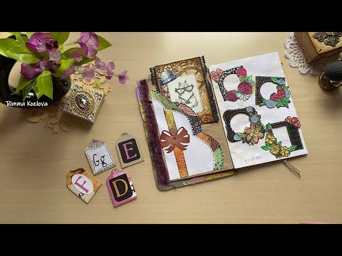 Видео: Скрапбукинг Летний блокнот №2