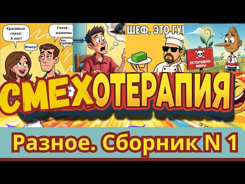 Видео: Анекдоты. Разное.  Сборник N 1