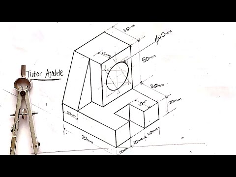 Видео: Технический рисунок стал проще: основы изометрической проекции
