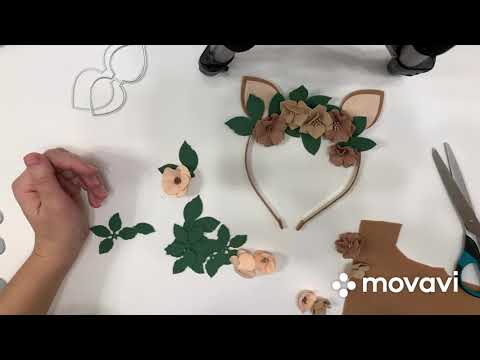 Видео: Ободок в форме ушек