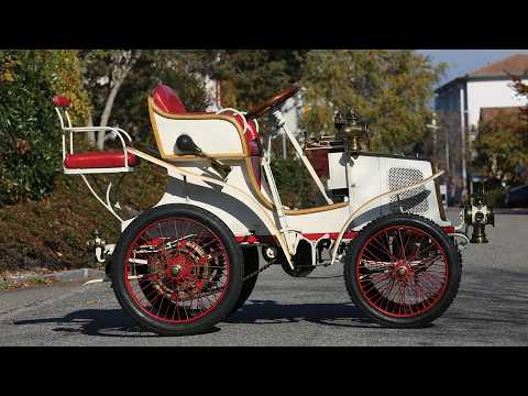 Видео: Créanche Type A Voiturette 1900 года 🕰️, опередившая Clutch на столетие