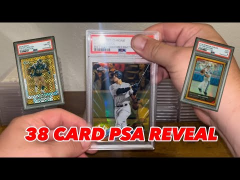 Видео: ОБЪЯВЛЕНИЕ ОЦЕНКИ PSA! Моя самая большая заявка на данный момент? 38 карточек PSA, апрель 2025