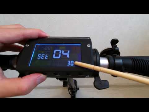 Видео: Настройки компьютера самоката Kugoo, что отображается на экране?