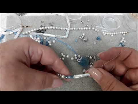 Видео: Собираем колье.  Видео для начинающих.  — сделано в Clipchamp