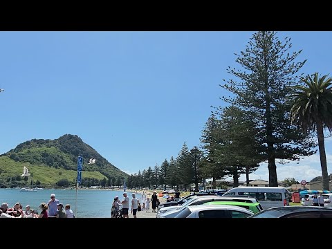 Видео: Пляж Пайлот Бэй Маунт Маунгануи, Новая Зеландия