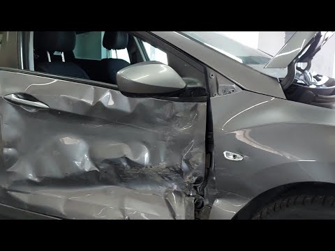 Видео: Хёндай i 30 боковой удар в переднюю стойку
