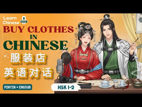 Видео: HSK 1-3 | Разговор на китайском в магазине одежды - 衣服店对话 | Практика аудирования китайского языка