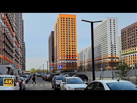 Видео: Прогулка по Москве:  ЖК Люблинский парк (с субтитрами)