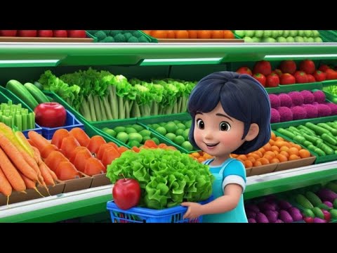 Видео: Приключения с тележкой для покупок | Для детей | Французская детская песенка | Детские песни | Му...