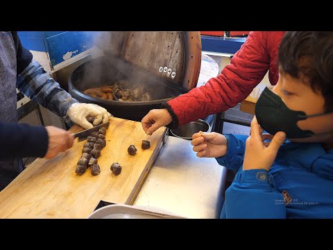 Видео: Как ресторан с мороженым, постоянные клиенты посещают Incheon Palcheon Sundae Grandpa!