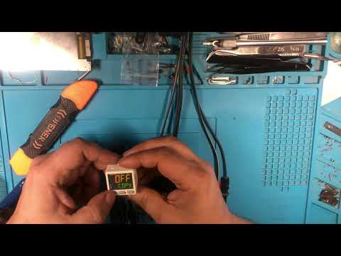 Видео: Как настроить реле вакуума на вакуумном прессе для переклейки дисплеев. На примере Panasonic DP100