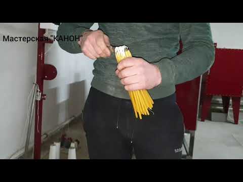 Видео: Свечной станок. МАРК 2. Производство маканных свечей