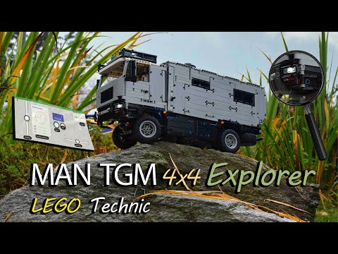 Видео: Lego Technic MAN TGM 4x4 с Buwizz 2.0