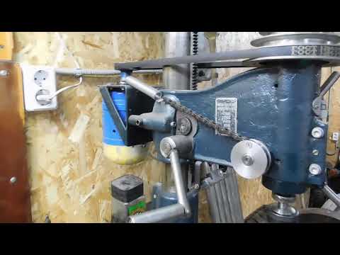 Видео: Возвратный механизм пиноли станка НС-12А.