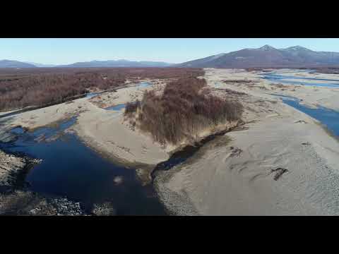 Видео: Магадан 2025 полет 3 по реке Армань DJI 0360