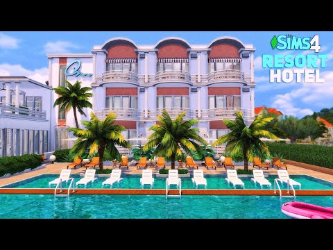 Видео: Отель Тартоза 🛎️ (No CC) the Sims 4 | Симс 4 Строительство