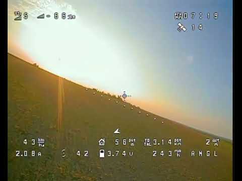 Видео: Полет на планере 48см, фпв #fpv , #inav , #бомжелет, #caddx,