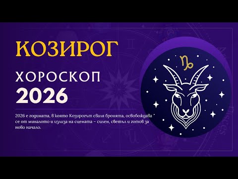 Видео: Хороскоп 2026: Козирог ♑